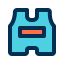 Bulletproof vest icon 64x64