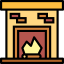 Fireplace icon 64x64
