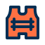 Bulletproof vest icon 64x64