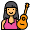 Guitar player icon 64x64