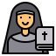 Nun icon 64x64