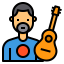Guitar player icon 64x64