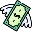 Flying money biểu tượng 64x64
