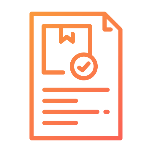 Delivery note icon