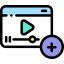 Add video アイコン 64x64