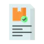 Delivery note icon 64x64