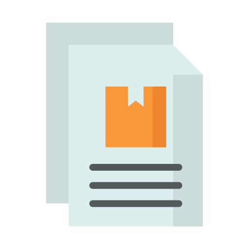 Delivery note icon