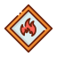 Flammable icône 64x64