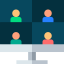 Online conference icon 64x64