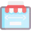 Online shopping icône 64x64
