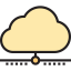 Cloud computing ícone 64x64