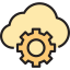 Cloud computing ícone 64x64