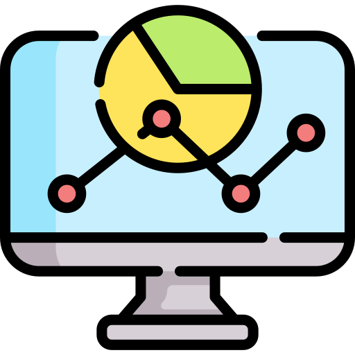 Line graph icon