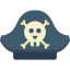 Pirate hat icon 64x64