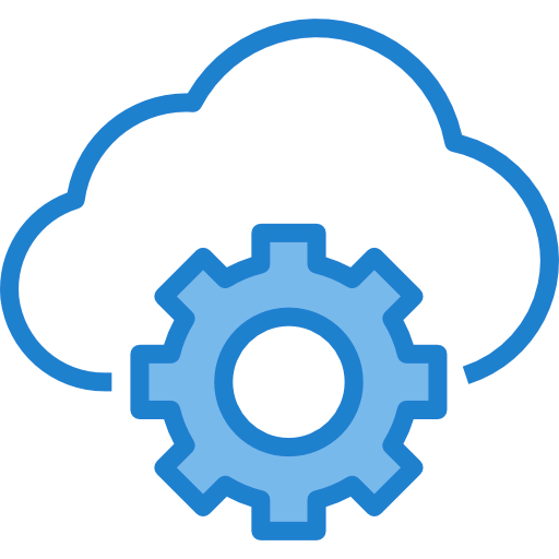 Cloud computing icon