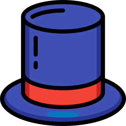 Top hat icon