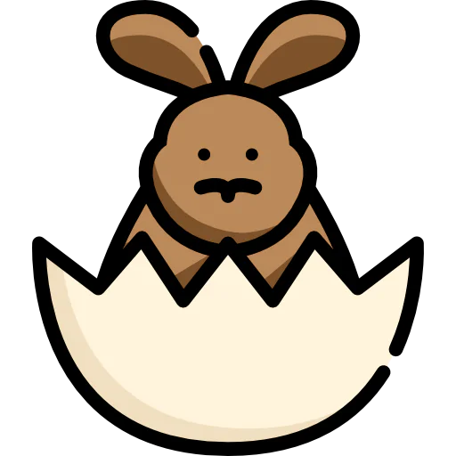Easter bunny icon