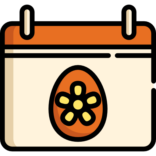 Easter day icon