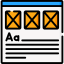 Wireframe icon 64x64