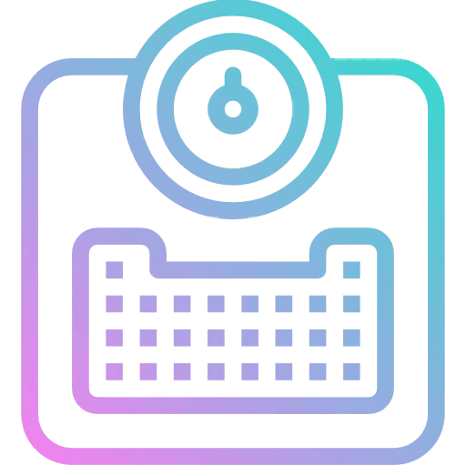 Weight scale icon