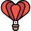 Hot air balloon icon 64x64