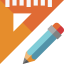 Set square icon 64x64