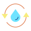 Water cycle icon 64x64