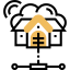 Cloud network icon 64x64