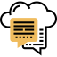 Cloud messaging ícone 64x64