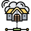 Cloud network icon 64x64