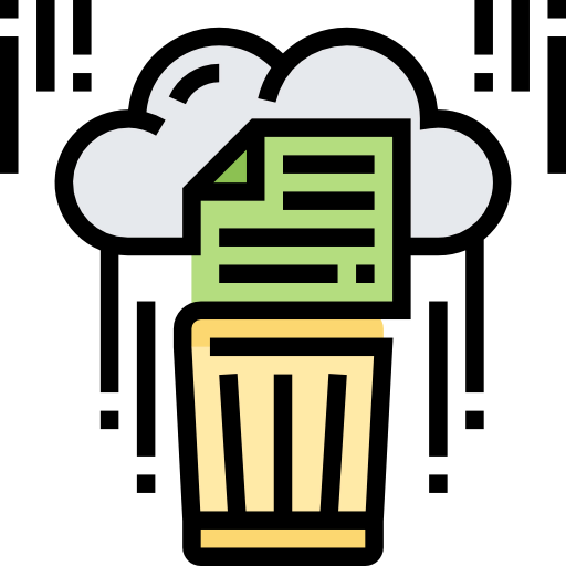 Delete file icon