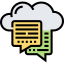 Cloud messaging ícone 64x64
