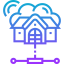 Cloud network icon 64x64