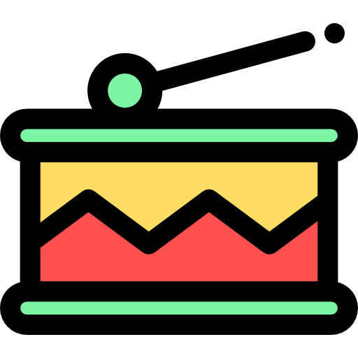 Percussion instruments icon