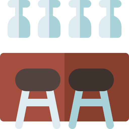 Bar stool icon