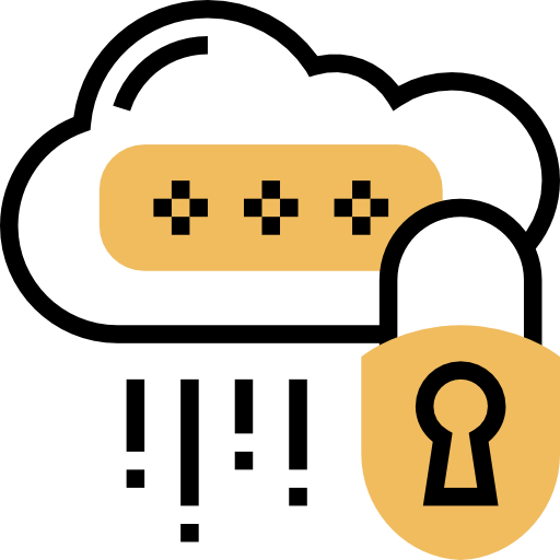 Cloud password icon