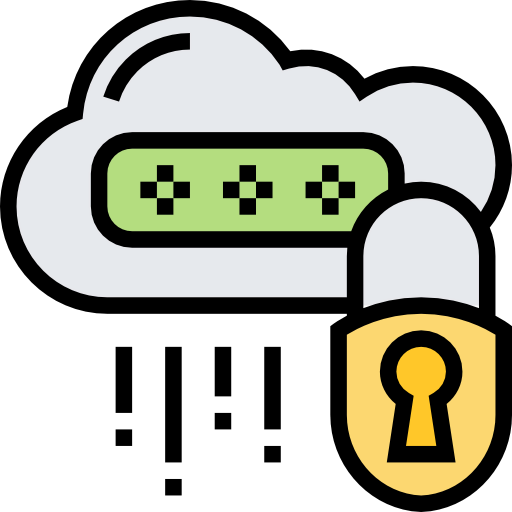 Cloud password icon