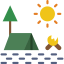 Camping icon 64x64