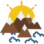 Mountains icon 64x64