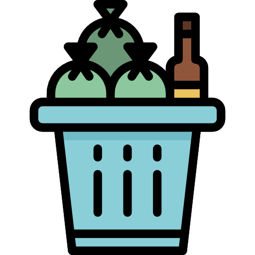 Trash bin icon