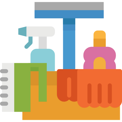 Cleaning tools icon