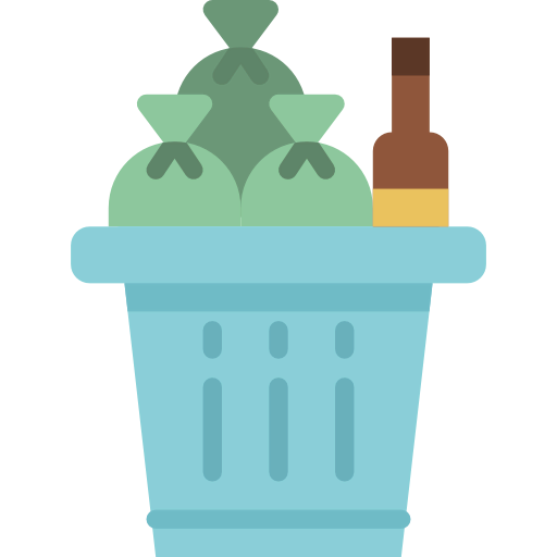 Trash bin icon
