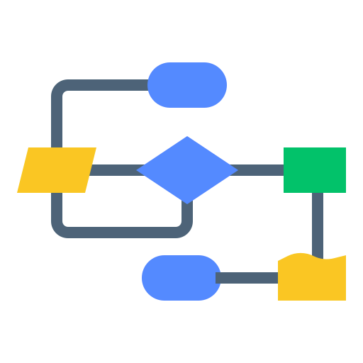 Flow chart icon