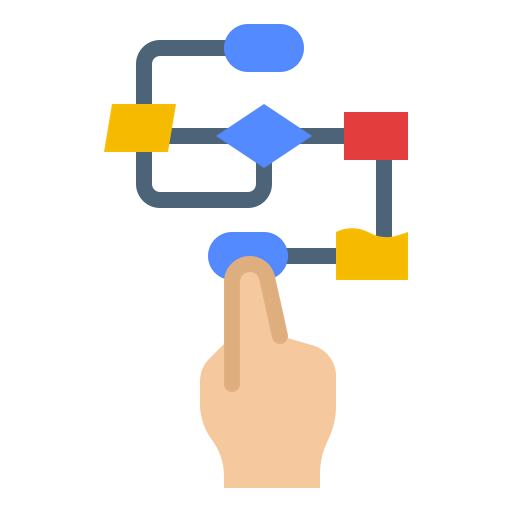 Flow chart icon