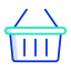 Shopping basket icon 64x64