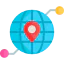 Earth grid icon 64x64