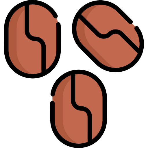 Coffee beans icon