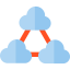 Cloud computing icon 64x64