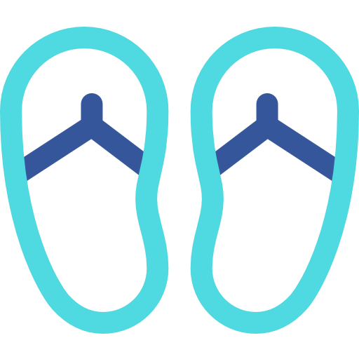 Flip flops icon