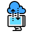 Cloud computing アイコン 64x64
